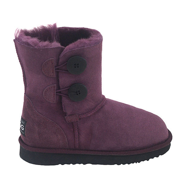 2 Button Ugg Boots Plum