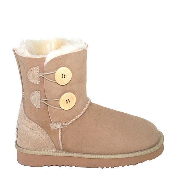 2 Button Ugg Boots Sand