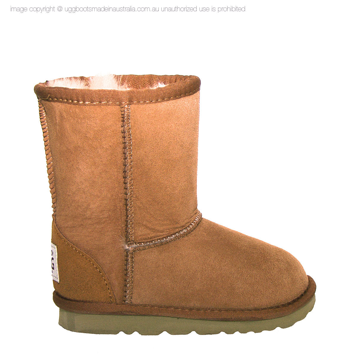 kids classic short ugg boots chestnut