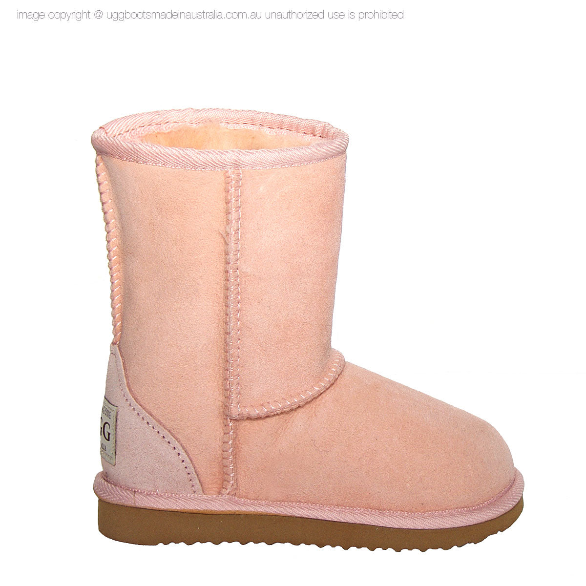 kids classic short ugg boots pink