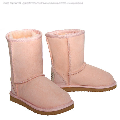 kids classic short ugg boots pink