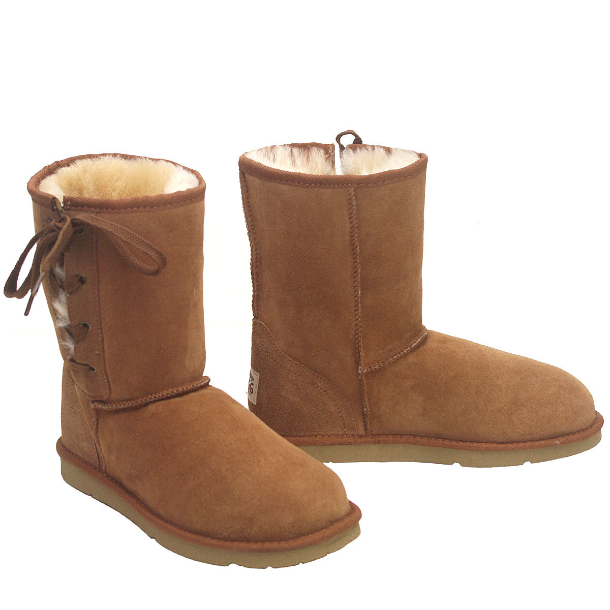 Short Lace Up Ugg Boots