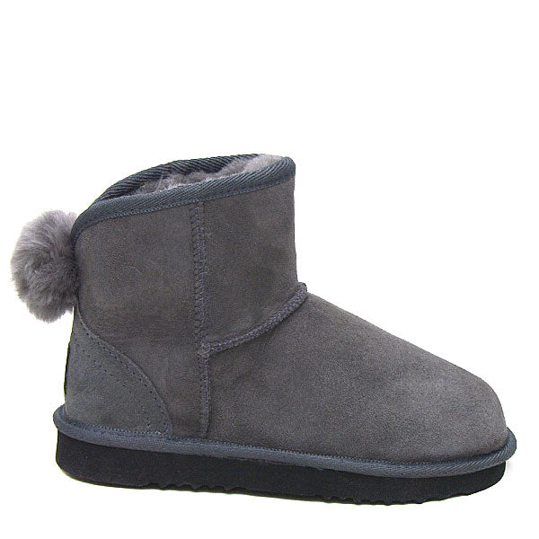 Bunny Mini Ugg Boots - Grey