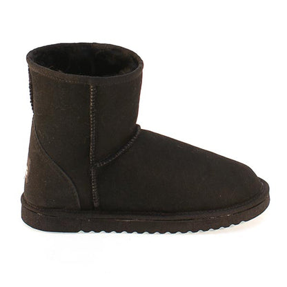 mini ugg boots black