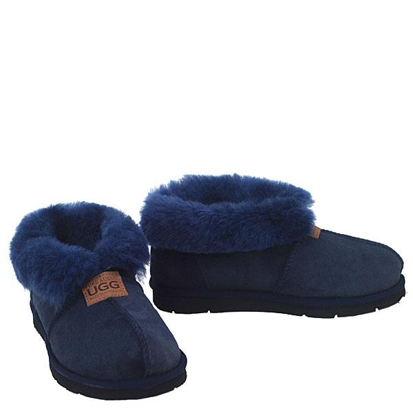 Aussie Sheepskin Slippers - Navy