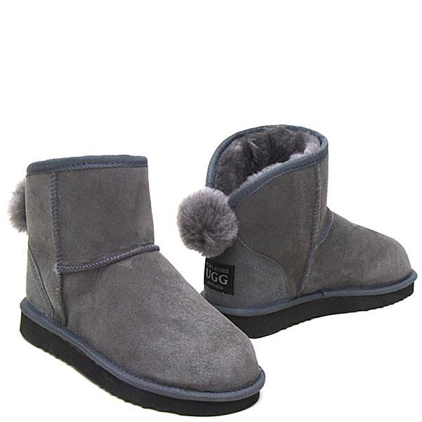 Bunny Mini Ugg Boots - Grey