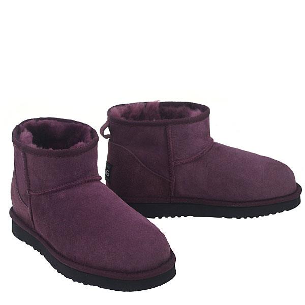 Deluxe Ultra Short Ugg Boots - Plum